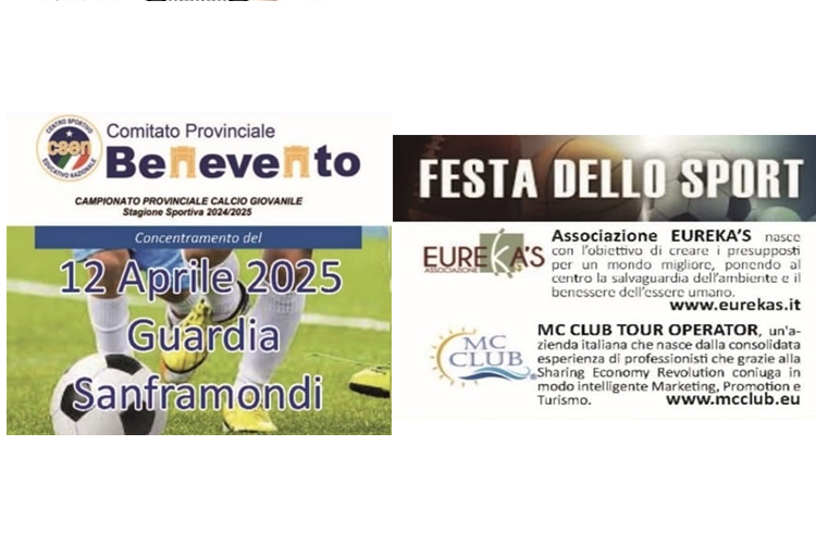 Festa dello Sport -12 Aprile 2025 Guardia Sanframondi